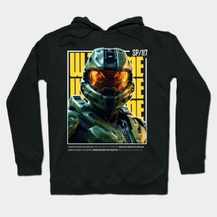 Halo game quotes - Master chief - Spartan 117 - Realistic #3 Hoodie